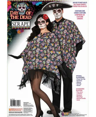 BuySeasons Day of The Dead Serape Adult Costume