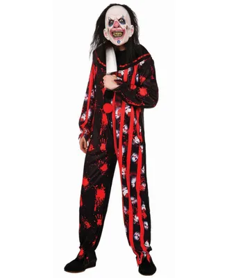 BuySeasons Men's Evil Clown Suit Adult Costume