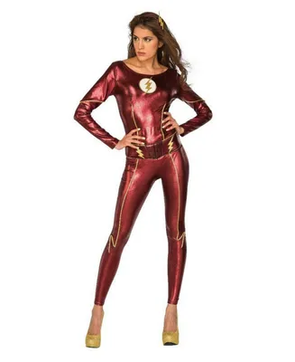 BuySeasons Women's Justice League The Flash Female Adult Bodysuit