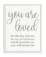 Stupell Industries You Are Loved Wall Plaque Art