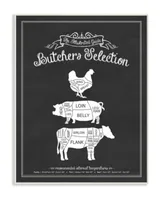 Stupell Industries Butchers Selection Poultry Pork Beef Wall Art Collection