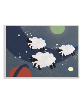 Stupell Industries Sheep in Space Wall Plaque Art