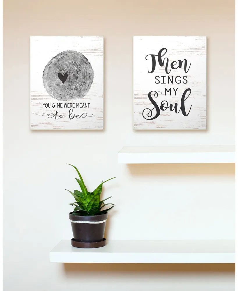 Stupell Industries Then Sings My Soul Wall Plaque Art