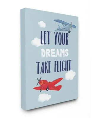 Stupell Industries Let Your Dreams Take Flight Airplanes Wall Art Collection
