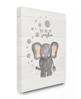 Stupell Industries You Are My Sunshine Elephant Art Collection