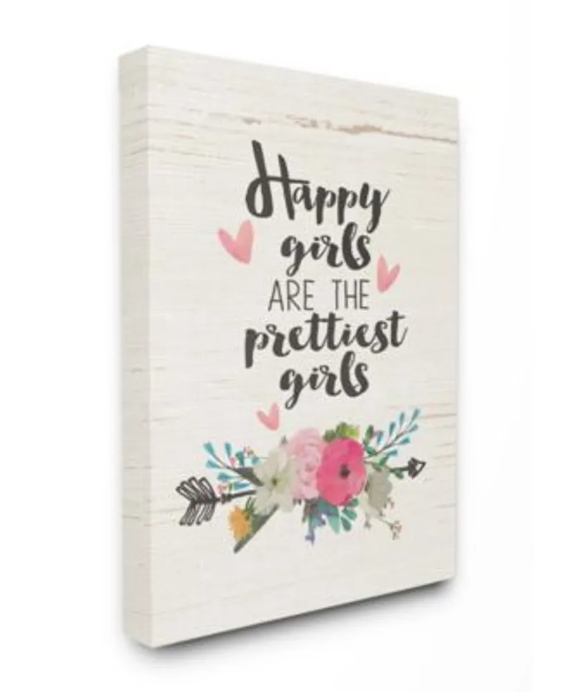 Stupell Industries Happy Girls Prettiest Art Collection