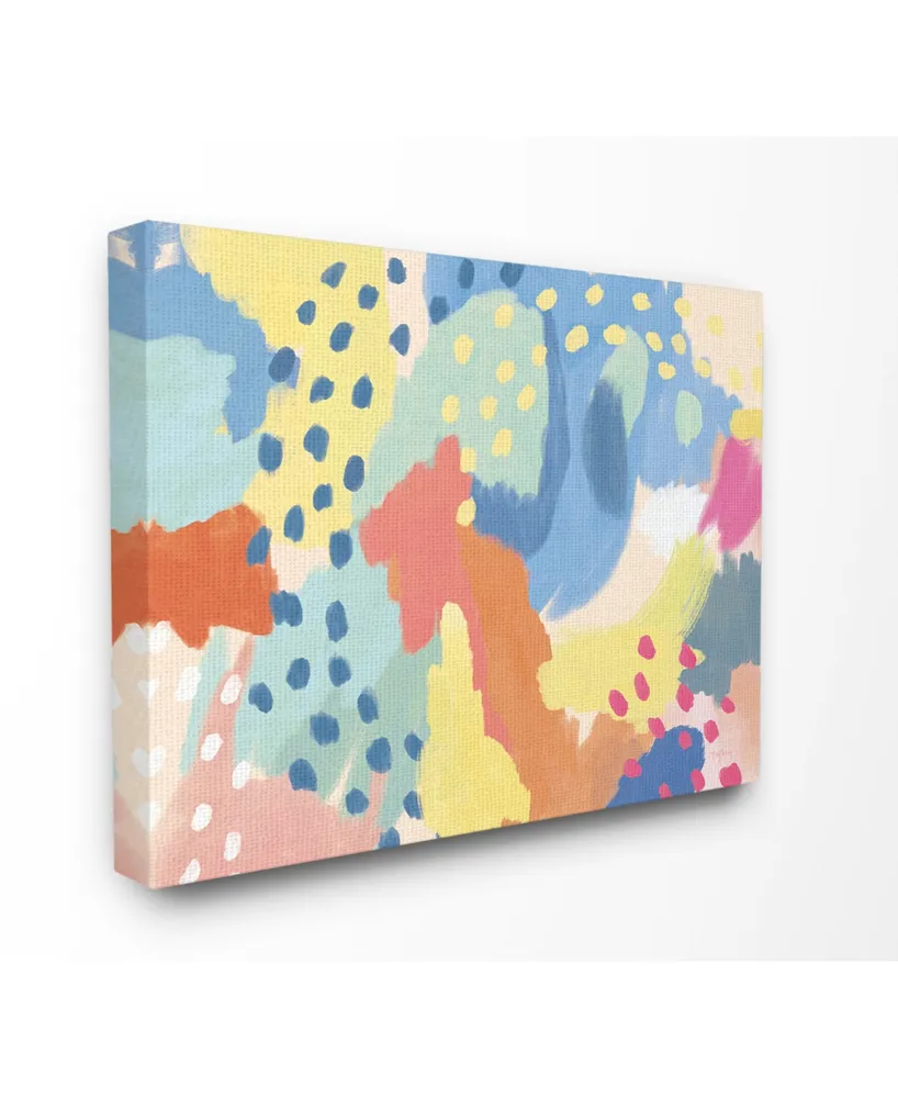 Stupell Industries Bright Life Abstract Colors Canvas Wall Art