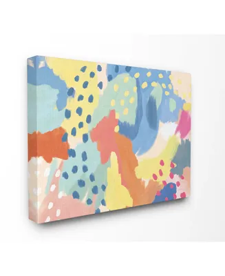 Stupell Industries Bright Life Abstract Colors Canvas Wall Art
