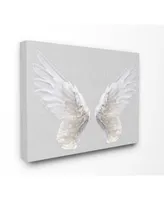 Stupell Industries Gray Wings Canvas Wall Art, 16" x 20"