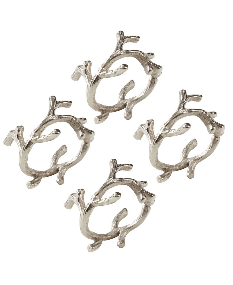 Saro Lifestyle Design Dinner Napkin Ring, Set of 4