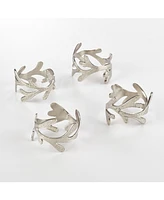 Saro Lifestyle Vine Design Napkin Ring Vine Napkin Ring, Set of 4