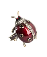 Saro Lifestyle Ladybug Napkin Ring, Set of 4