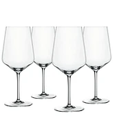 Spiegelau Style Burgundy Wine Glasses, Set of 4, 22.6 Oz