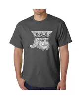 La Pop Art Men's Word T-Shirt - King of Spades