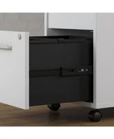 Kathy Ireland Office by Bush Furniture Method 3 Drawer Mobile File Cabinet - Assembled