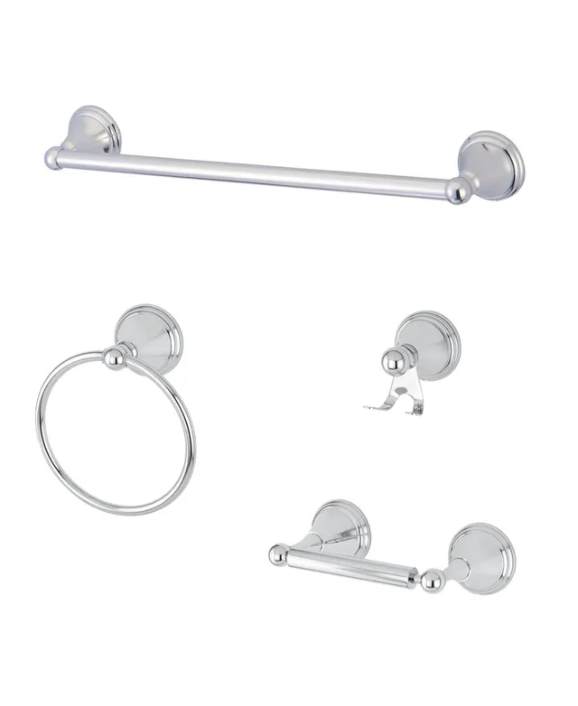 Kingston Brass Governor 3-Pc. Bathroom Accessories Set in Brushed Nickel