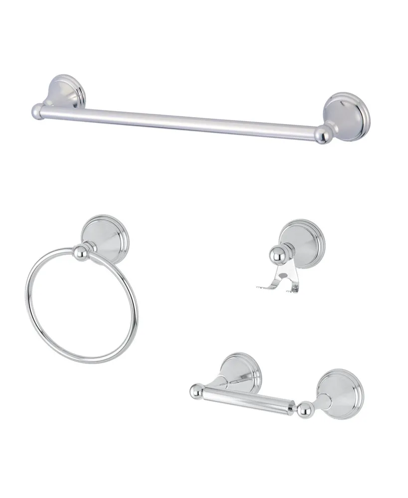 Kingston Brass Governor -Pc. Bathroom Accessories Set in Polished Chrome