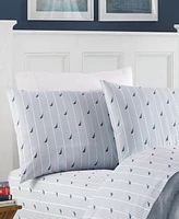 Nautica Audley Cotton Percale -Piece Sheet Set