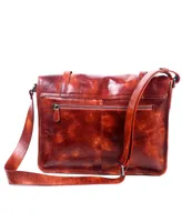 Old Trend Speedwell Leather Messenger Bag