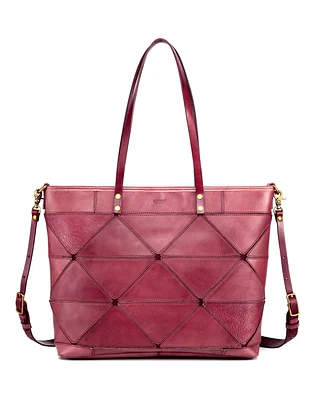 Old Trend Women's Genuine Leather Prism Tote Bag