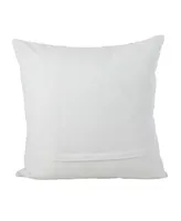 Saro Lifestyle Metallic Diamond Decorative Pillow, 18" x