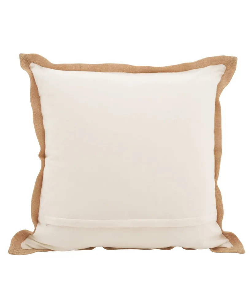 Saro Lifestyle Sea Turtle Decorative Pillow, 20" x 20"