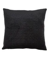 Saro Lifestyle Pinsonic Velvet Decorative Pillow, 18" x