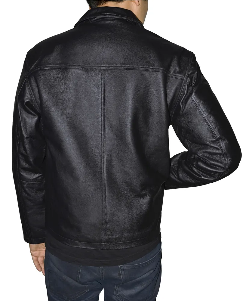 Victory Sportswear Retro Leather Men's Jacket