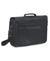 Mancini Buffalo Collection Porthole Laptop/ Tablet Briefcase