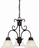 Volume Lighting Troy 3-Light Hanging Chandelier