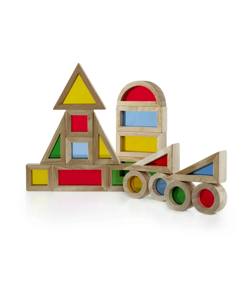 Guidecraft Junior Rainbow Blocks - Pieces Set