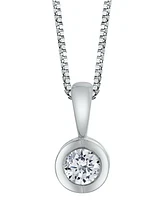 Sirena Diamond (1/10 ct. t.w.) Energy Pendant 14k White, Yellow or Rose Gold