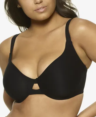 Paramour by Felina Black Gorgeous Front Close T-Shirt Bra