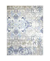 Global Rug Designs Barstow BAR01 Ivory 4' x 5'4" Area Rug