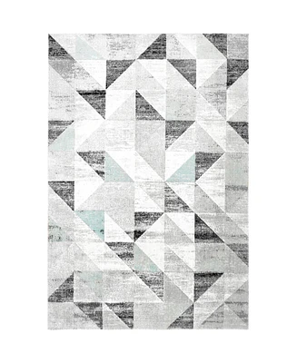 Nicole Miller Patio Sofia Holly Gray Outdoor Area Rug Collection