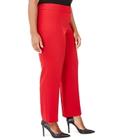 Kasper Plus Straight-Leg Modern Dress Pants