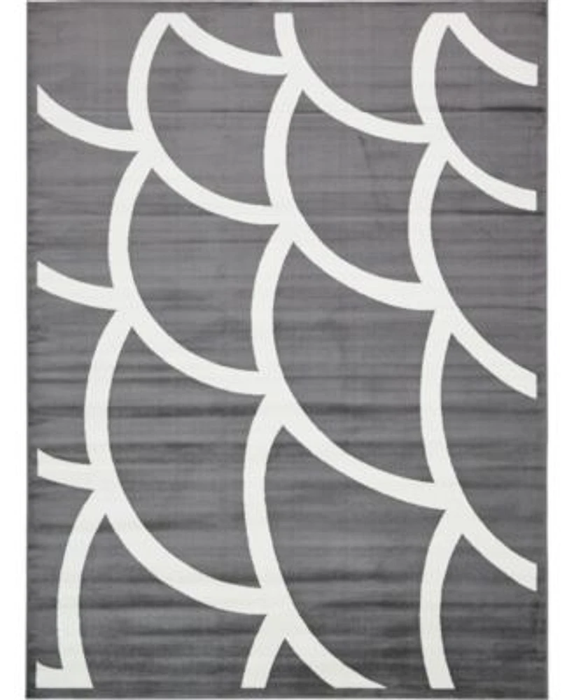 Bayshore Home Politan Pol7 Gray Area Rug Collection