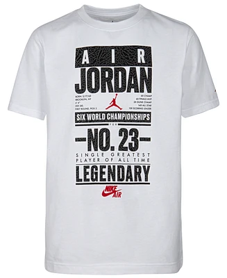 Jordan Big Boys Legendary-Print Cotton T-Shirt