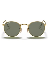 Ray-Ban Round Metal Polarized Sunglasses, RB3447 50