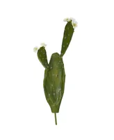 Nearly Natural 24" Flowering Cactus Artificial Plant, Set of 4