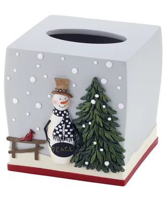 Avanti Country Friends Holiday Resin Tissue Box Cover