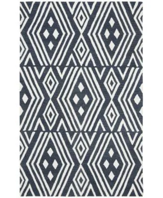 Lauren Ralph Lauren Imani Geometric Lrl6609n Slate Area Rug Collection