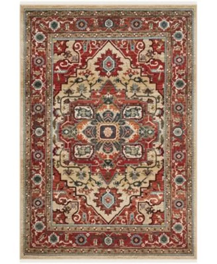 Lauren Ralph Lauren Quentin Lrl1298c Red Beige Area Rug Collection