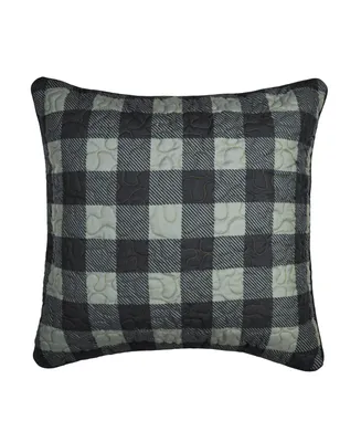 American Heritage Textiles Bear Walk Plaid Decorative Pillow, 18" x 18"
