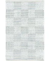 Bayshore Home Jari Checkered Jar2 Ivory Area Rug Collection