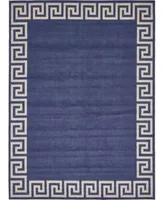 Bayshore Home Anzu Anz2 Navy Blue Area Rug Collection