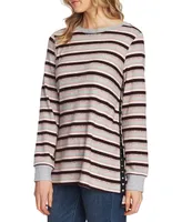 Vince Camuto Striped Crewneck Sweater