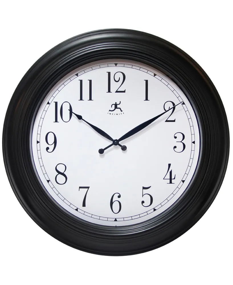 Infinity Instruments Round Wall Clock