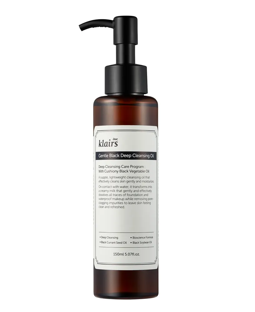 Klairs Gentle Black Deep Cleansing Oil