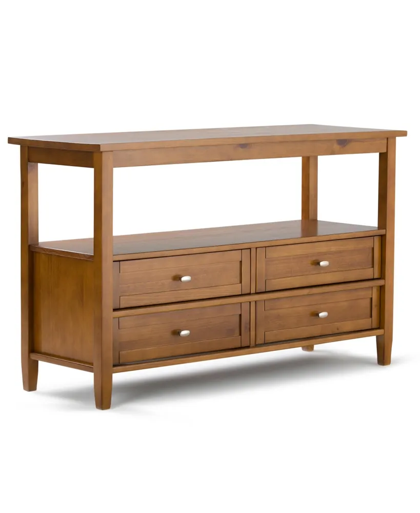 Warm Shaker Console Table